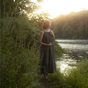 Voriagh Lina Dress, Natural Linen